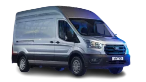 Ford E-Transit — vollelektrischer Transporter, Seitenansicht