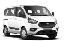 Ford Tourneo Custom Hybrid — Personentransporter mit Hybridantrieb, Seitenansicht